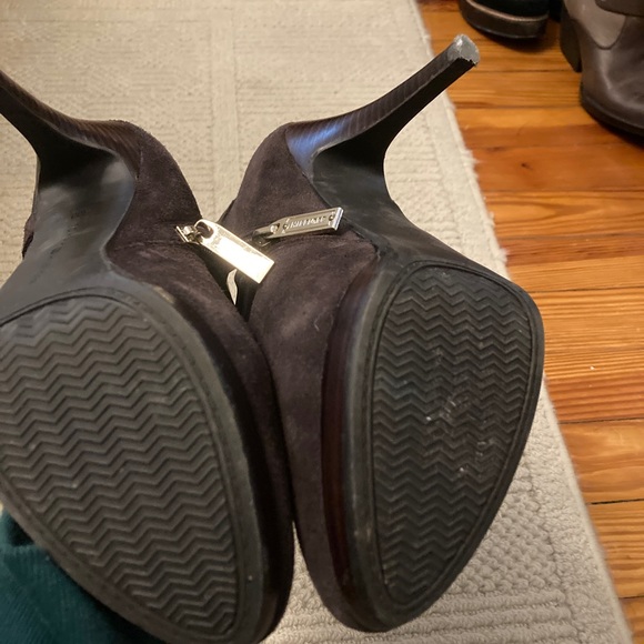 Tommy Hilfiger brown suede platform boots size 6 - Picture 6 of 7